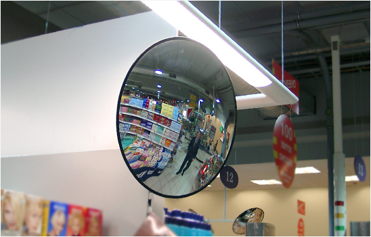 обзорные зеркала в магазин