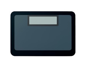 Стеклопакет транспортного типа LCD один экран